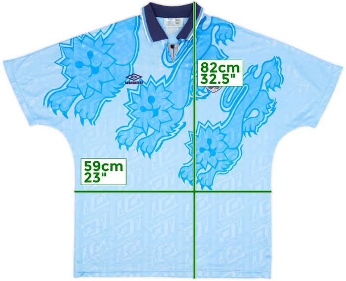 1992-93 England Third Shirt - 5/10 - (XXL)