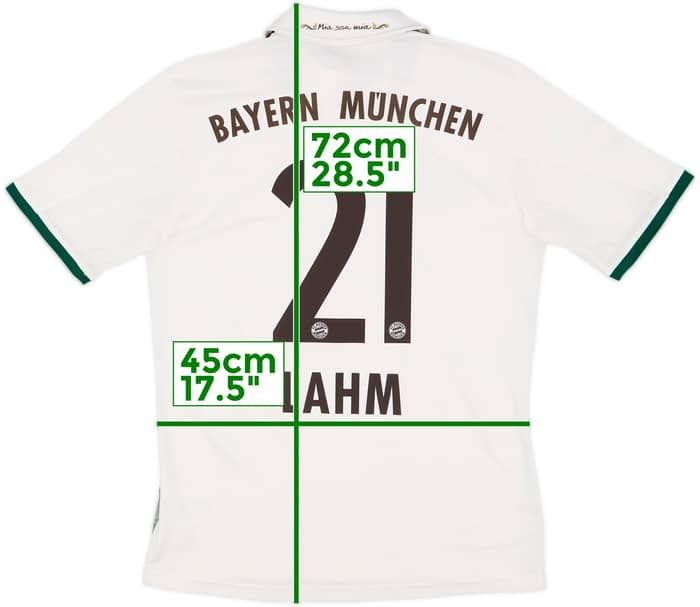 2013-14 Bayern Munich Away Shirt Lahm #21 - 6/10 - (XL.Boys)