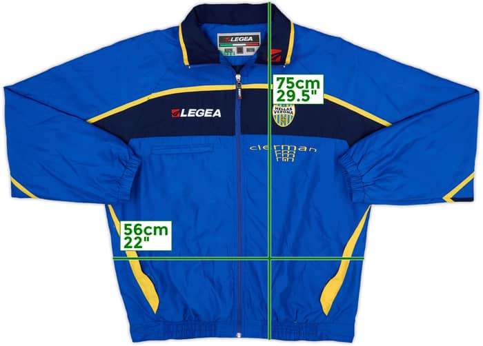2003-04 Hellas Verona Legea Track Jacket - 8/10 - (L)