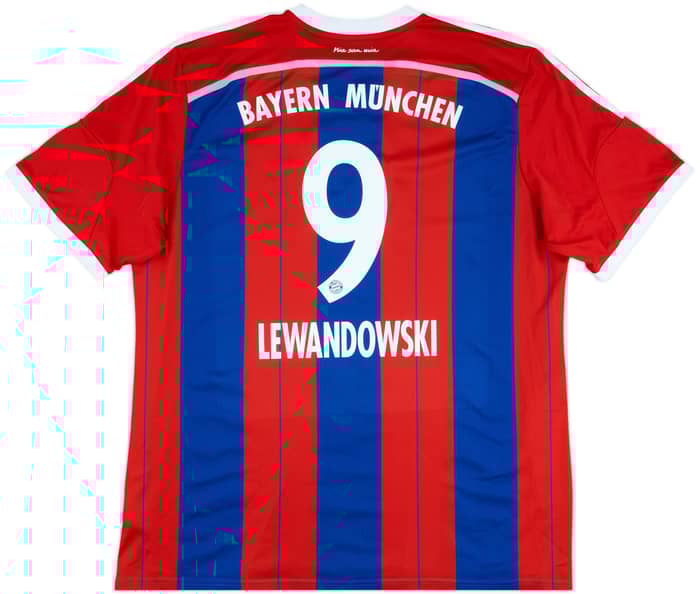 2014-15 Bayern Munich Home Shirt Lewandowski #9 - 8/10 - (3XL)
