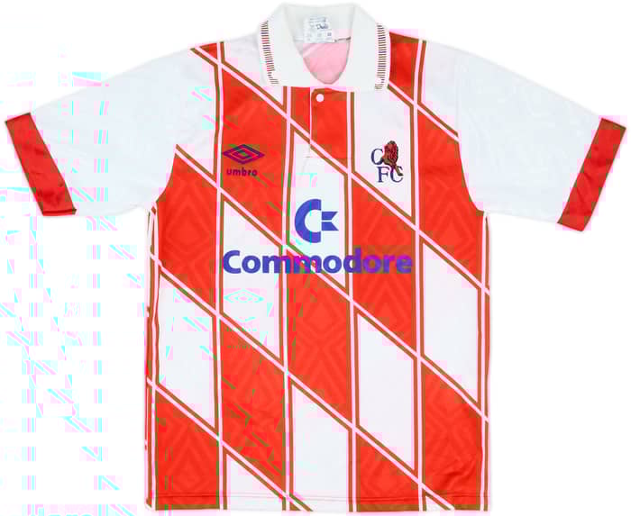 1990-92 Chelsea Away Shirt and Shorts - 9/10 - (L.Boys)