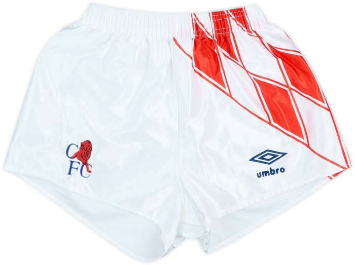 1990-92 Chelsea Away Shirt and Shorts - 9/10 - (L.Boys)