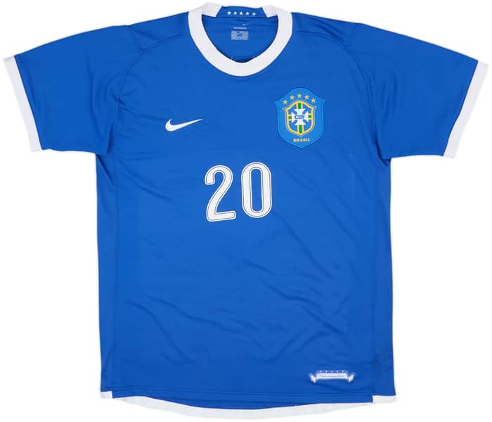 2006-07 Brazil Away Shirt Baptista #20 - 6/10 - (M)
