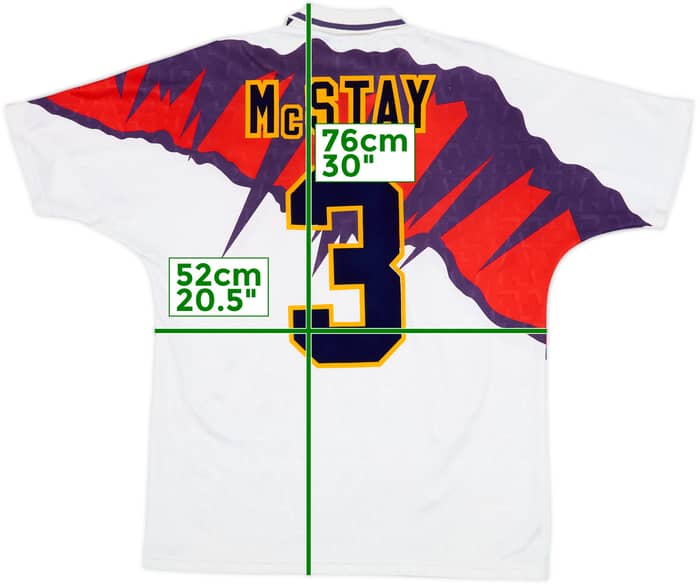 1991-93 Scotland Away Shirt McStay #3 - 8/10 - (L)