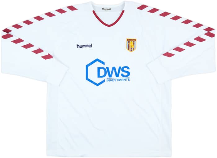 2004-05 Aston Villa Match Issue Away L/S Shirt #22