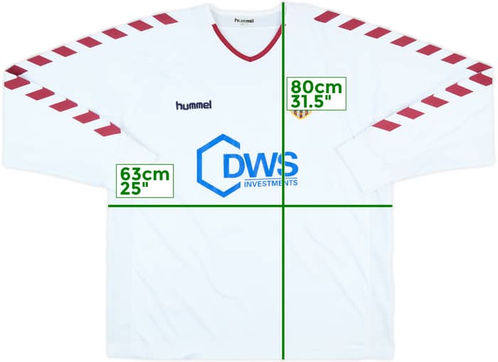 2004-05 Aston Villa Match Issue Away L/S Shirt #22