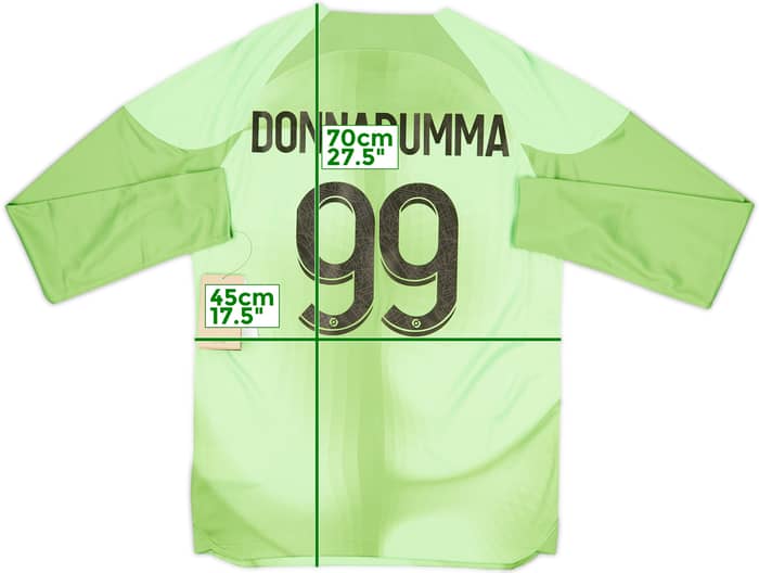 2022-23 Paris Saint-Germain GK Shirt Donnarumma #99 (S)