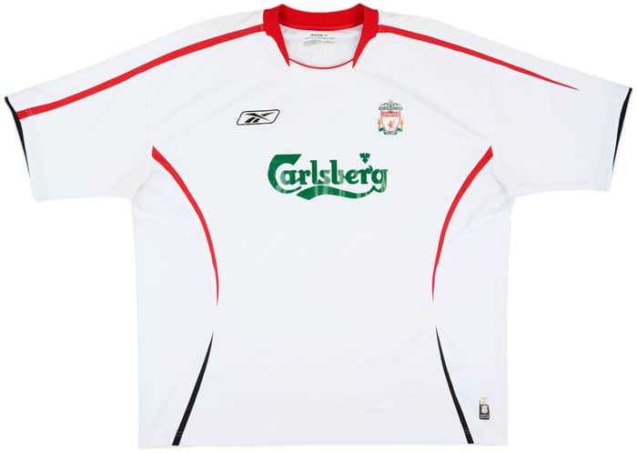 2005-06 Liverpool Away Shirt Gerrard #8 - 8/10 - (XXL)
