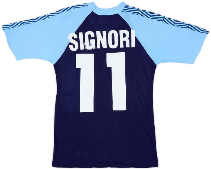 1992-93 Lazio Umbro Sweat Top Signori #11 - 6/10 - (S)