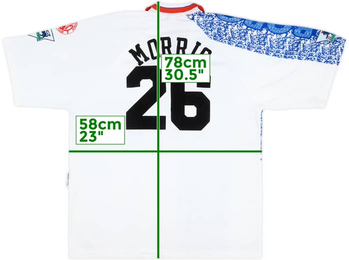 1996-97 Middlesbrough Match Issue Away Shirt Morris #26
