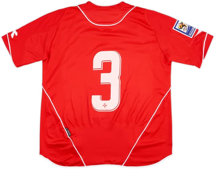 2008-09 Malta Match Issue Home Shirt #3 (Azzopardi)