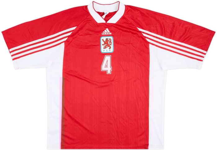 1999 Luxembourg Match Issue Home Shirt #4 (Birsens)