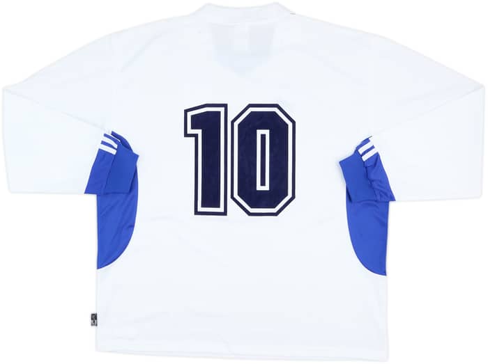 2002-04 Luxembourg Match Issue Away L/S Shirt #10