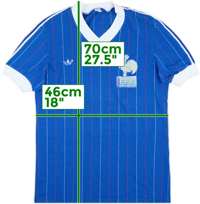 1980-84 France Home Shirt #9 - 5/10 - (M)