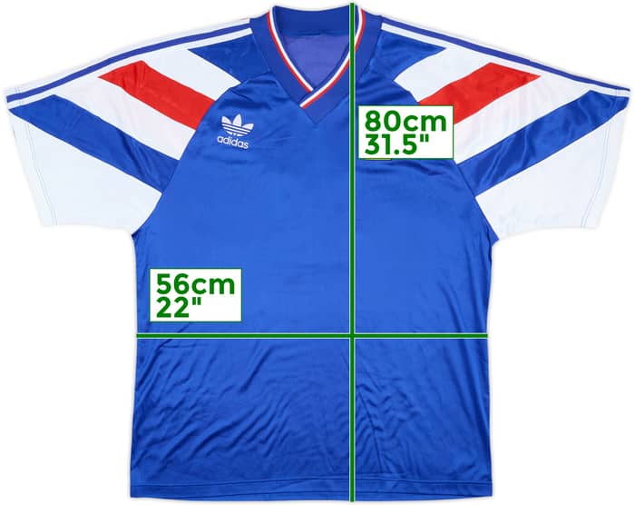 1994 France U-18 Match Worn Home Shirt #9