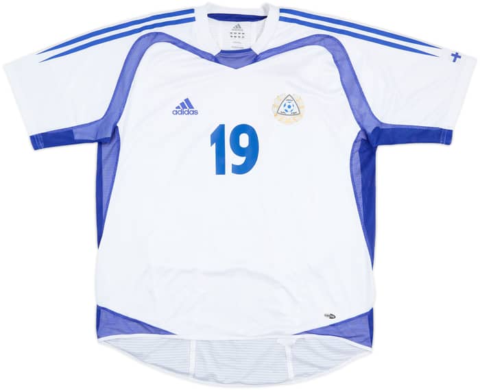 2005 Finland Match Issue Home Shirt #19