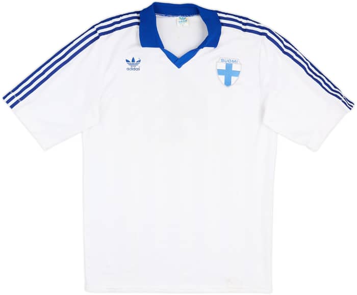 1985-90 Finland Match Issue Home Shirt #4