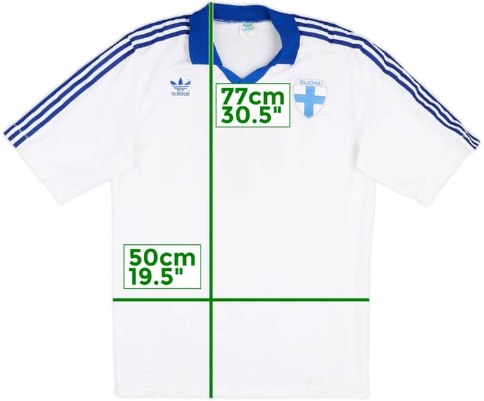 1985-90 Finland Match Issue Home Shirt #4