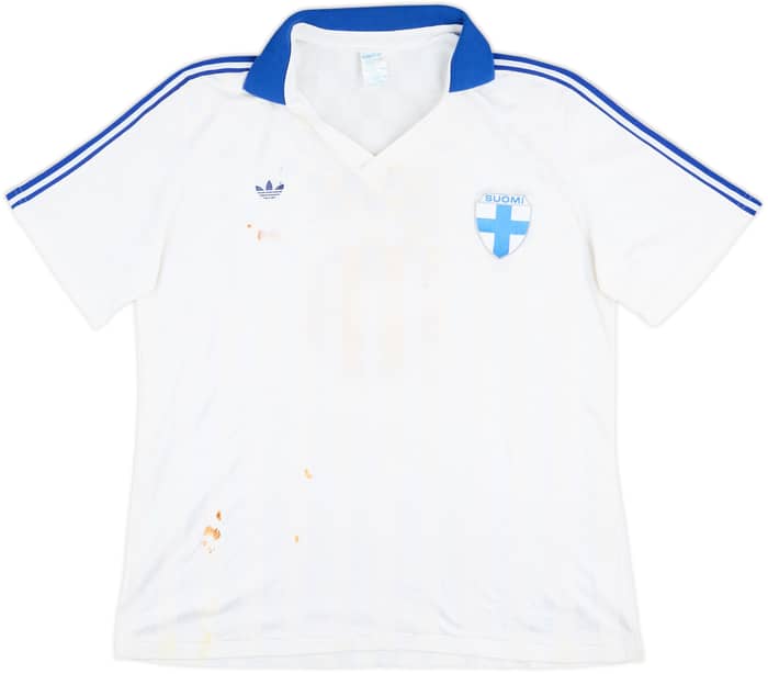 1986-87 Finland Match Issue Home Shirt #5 (Petaja)