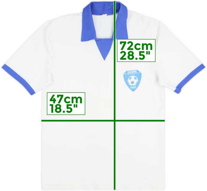 1976-78 Finland Match Issue Home Shirt #6
