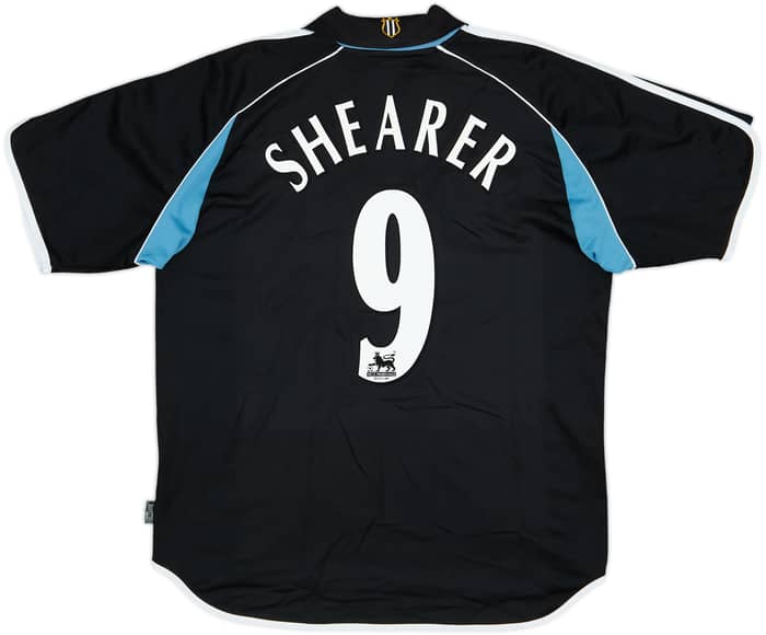 2000-01 Newcastle Away Shirt Shearer #9 - 8/10 - (L)