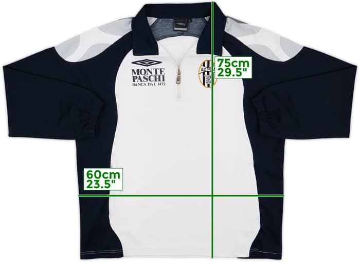 2007-08 Siena Umbro 1/4 Zip Drill Top - 8/10 - (XL)