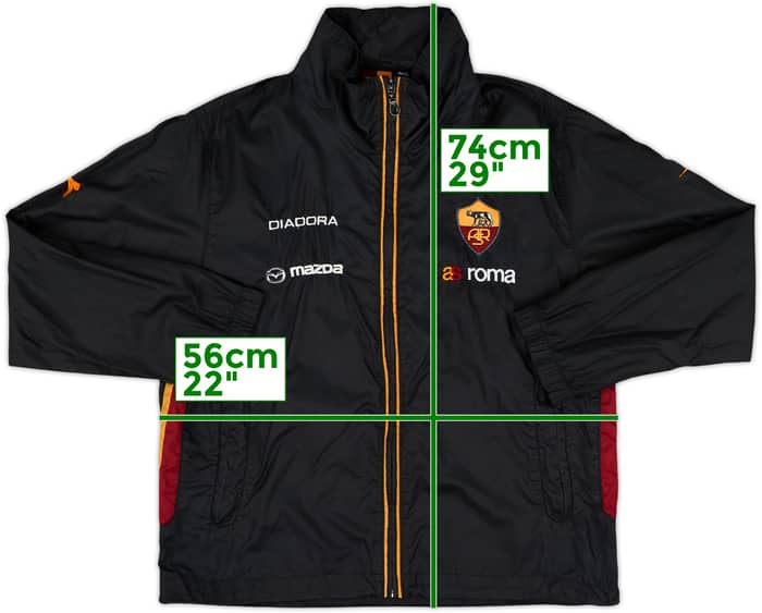 2004-05 Roma Diadora Hooded Rain Jacket - 6/10 - (S)