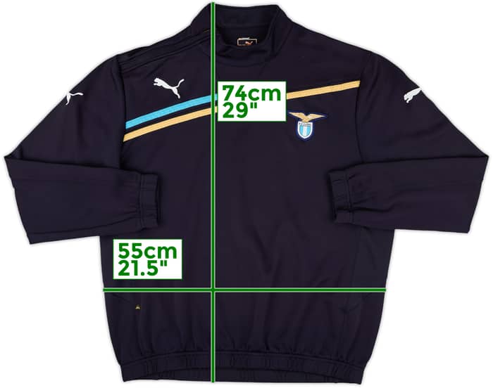 2011-12 Lazio Puma 1/4 Zip Sweat Top - 8/10 - (L)