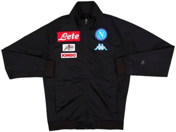 2016-17 Napoli Kappa Track Jacket - 8/10 - (L.Boys)