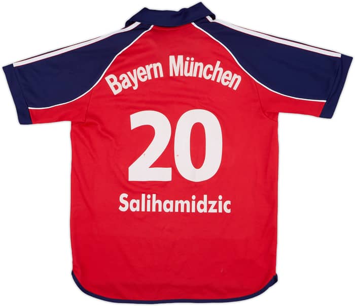 1999-01 Bayern Munich Home Shirt Salihamidzic #20 - 7/10 - (XL.Boys)