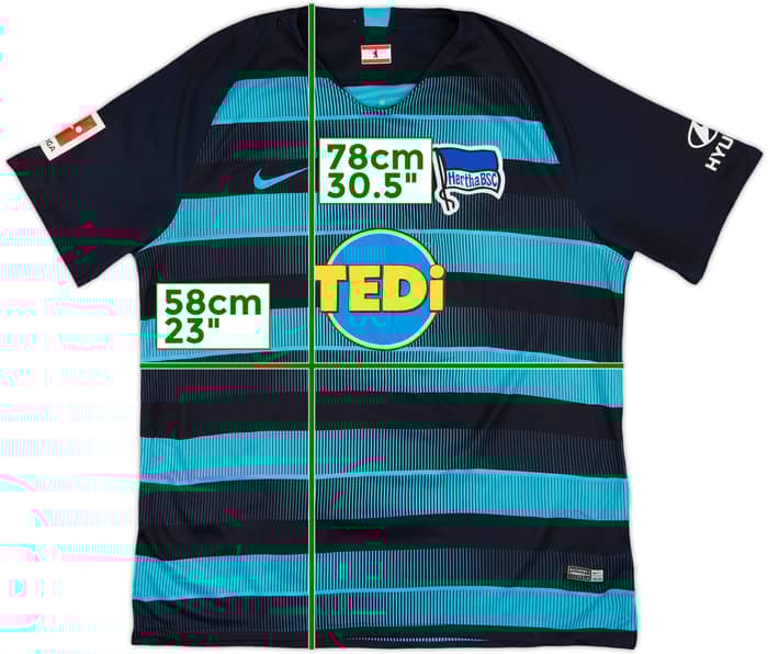 2018-19 Hertha Berlin Away Shirt Selke #27 - 5/10 - (XL)