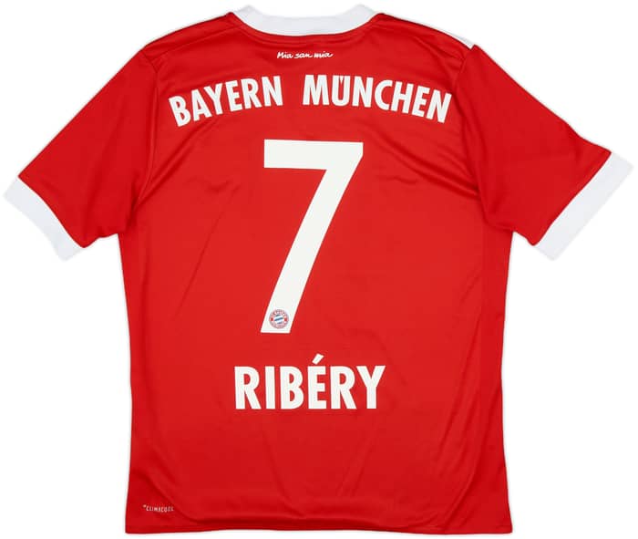 2017-18 Bayern Munich Home Shirt Ribery #7 - 7/10 - (L.Boys)