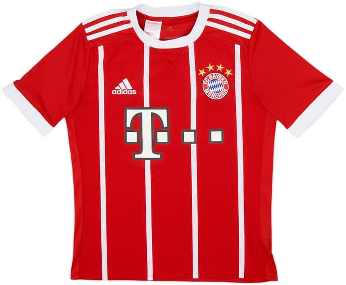 2017-18 Bayern Munich Home Shirt Ribery #7 - 7/10 - (L.Boys)
