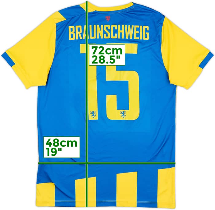 2019-20 Eintracht Braunschweig Match Issue Home Shirt #15
