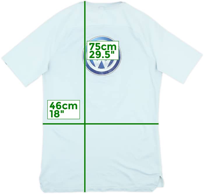 2016-17 Wolfsburg Player Issue U16 Nike Training Shirt #14 - 7/10 - (M)