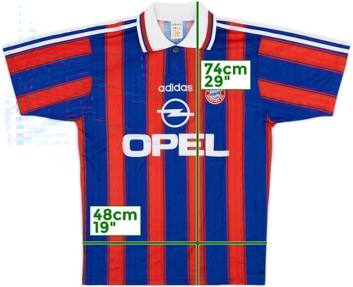 1995-97 Bayern Munich 'Squad Signed' Home Shirt - 9/10 - (S)