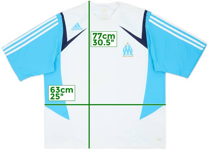 2007-08 Marseille adidas Training Shirt - 4/10 - (XL)