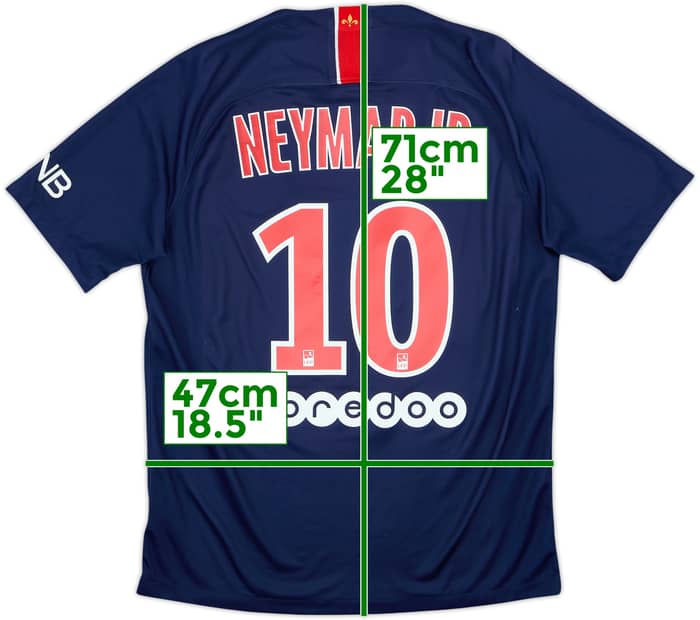 2018-19 Paris Saint-Germain Home Shirt Neymar Jr #10 - 6/10 - (M)