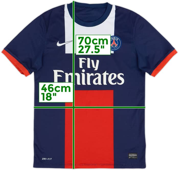 2013-14 Paris Saint-Germain Home Shirt - 5/10 - (S)