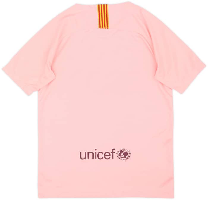2018-19 Barcelona Third Shirt - 6/10 - (12-13 Years)