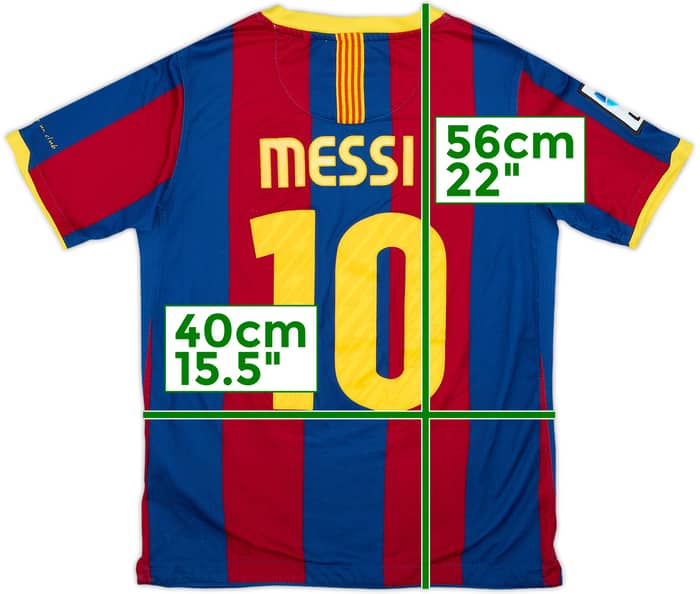 2010-11 Barcelona Home Shirt Messi #10 - 6/10 - (10-11 Years)