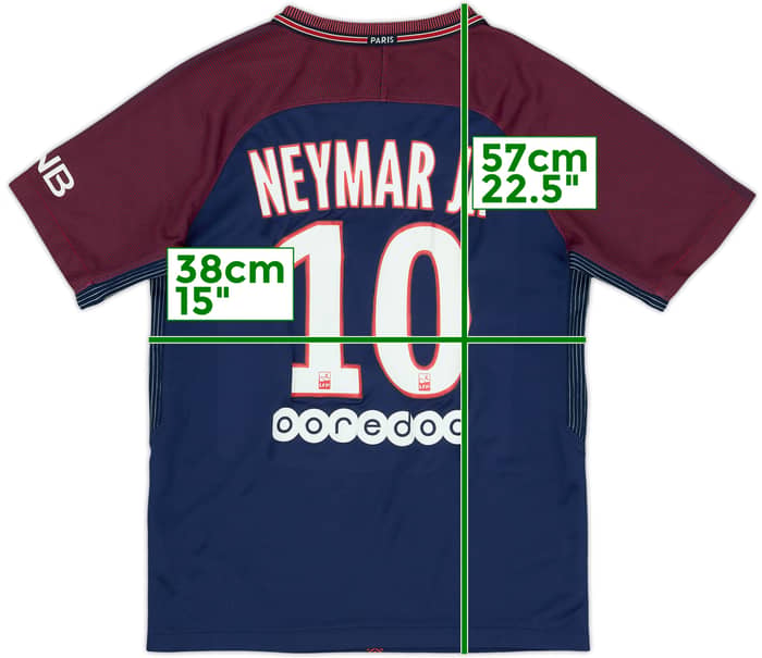 2017-18 Paris Saint-Germain Home Shirt Neymar Jr #10 - 5/10 - (10-11 Years)