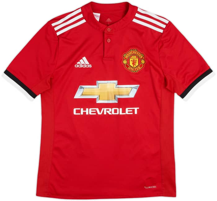 2017-18 Manchester United Home Shirt Ibrahimovic #10 - 8/10 - (13-14 Years)