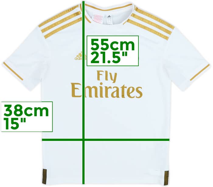 2019-20 Real Madrid Home Shirt - 8/10 - (9-10 Years)