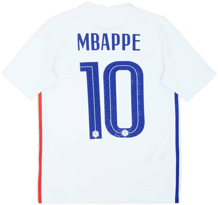 2020-21 France Away Shirt Mbappe #10 - 7/10 - (XL.Boys)