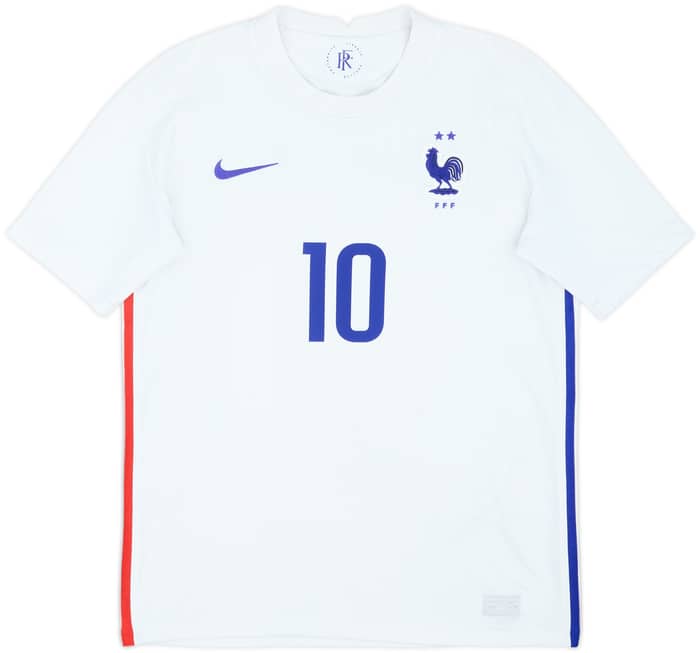 2020-21 France Away Shirt Mbappe #10 - 7/10 - (XL.Boys)