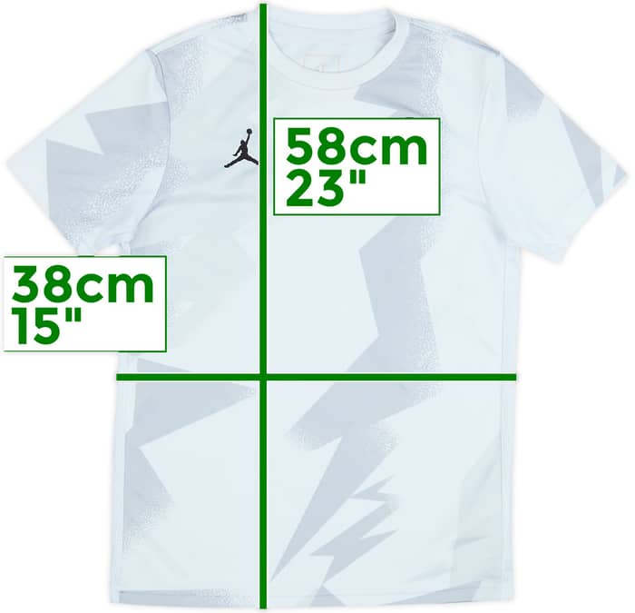 2020-21 Paris Saint-Germain Nike Jordan Training Shirt - 8/10 - (11-12 Years)