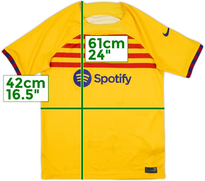 2023-24 Barcelona Fourth Shirt - 4/10 - (13-14 Years)