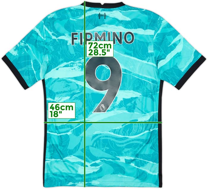 2020-21 Liverpool Away Shirt Firmino #9 - 9/10 - (S)
