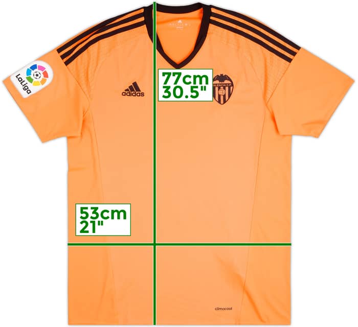 2016-17 Valencia Third Shirt - 8/10 - (L)